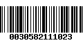 Código de Barras 0030582111023