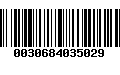 Código de Barras 0030684035029