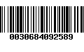 Código de Barras 0030684092589