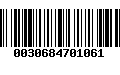 Código de Barras 0030684701061