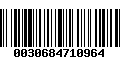 Código de Barras 0030684710964