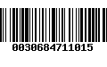 Código de Barras 0030684711015