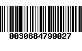 Código de Barras 0030684790027