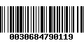 Código de Barras 0030684790119