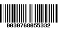 Código de Barras 0030768055332