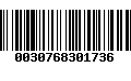 Código de Barras 0030768301736