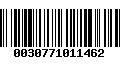 Código de Barras 0030771011462