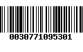 Código de Barras 0030771095301