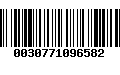 Código de Barras 0030771096582