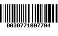 Código de Barras 0030771097794