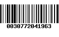 Código de Barras 0030772041963