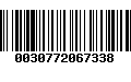 Código de Barras 0030772067338