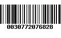 Código de Barras 0030772076828