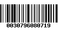 Código de Barras 0030796080719