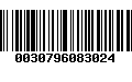 Código de Barras 0030796083024