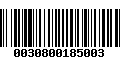 Código de Barras 0030800185003