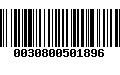 Código de Barras 0030800501896