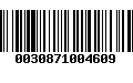 Código de Barras 0030871004609