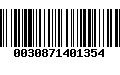 Código de Barras 0030871401354