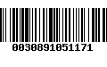 Código de Barras 0030891051171