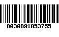 Código de Barras 0030891053755