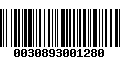 Código de Barras 0030893001280