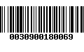 Código de Barras 0030900180069