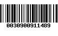 Código de Barras 0030900911489