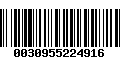 Código de Barras 0030955224916