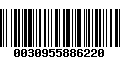 Código de Barras 0030955886220