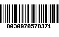 Código de Barras 0030970570371