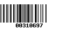 Código de Barras 00310697