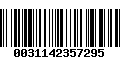 Código de Barras 0031142357295