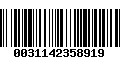 Código de Barras 0031142358919