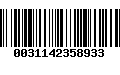 Código de Barras 0031142358933