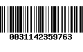 Código de Barras 0031142359763