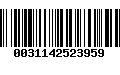 Código de Barras 0031142523959