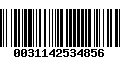 Código de Barras 0031142534856