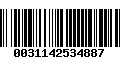 Código de Barras 0031142534887