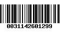 Código de Barras 0031142601299