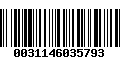 Código de Barras 0031146035793