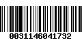 Código de Barras 0031146041732