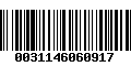 Código de Barras 0031146060917