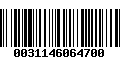 Código de Barras 0031146064700