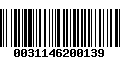 Código de Barras 0031146200139