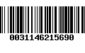 Código de Barras 0031146215690