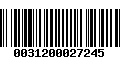 Código de Barras 0031200027245