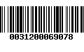 Código de Barras 0031200069078