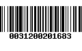 Código de Barras 0031200201683