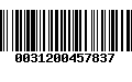 Código de Barras 0031200457837